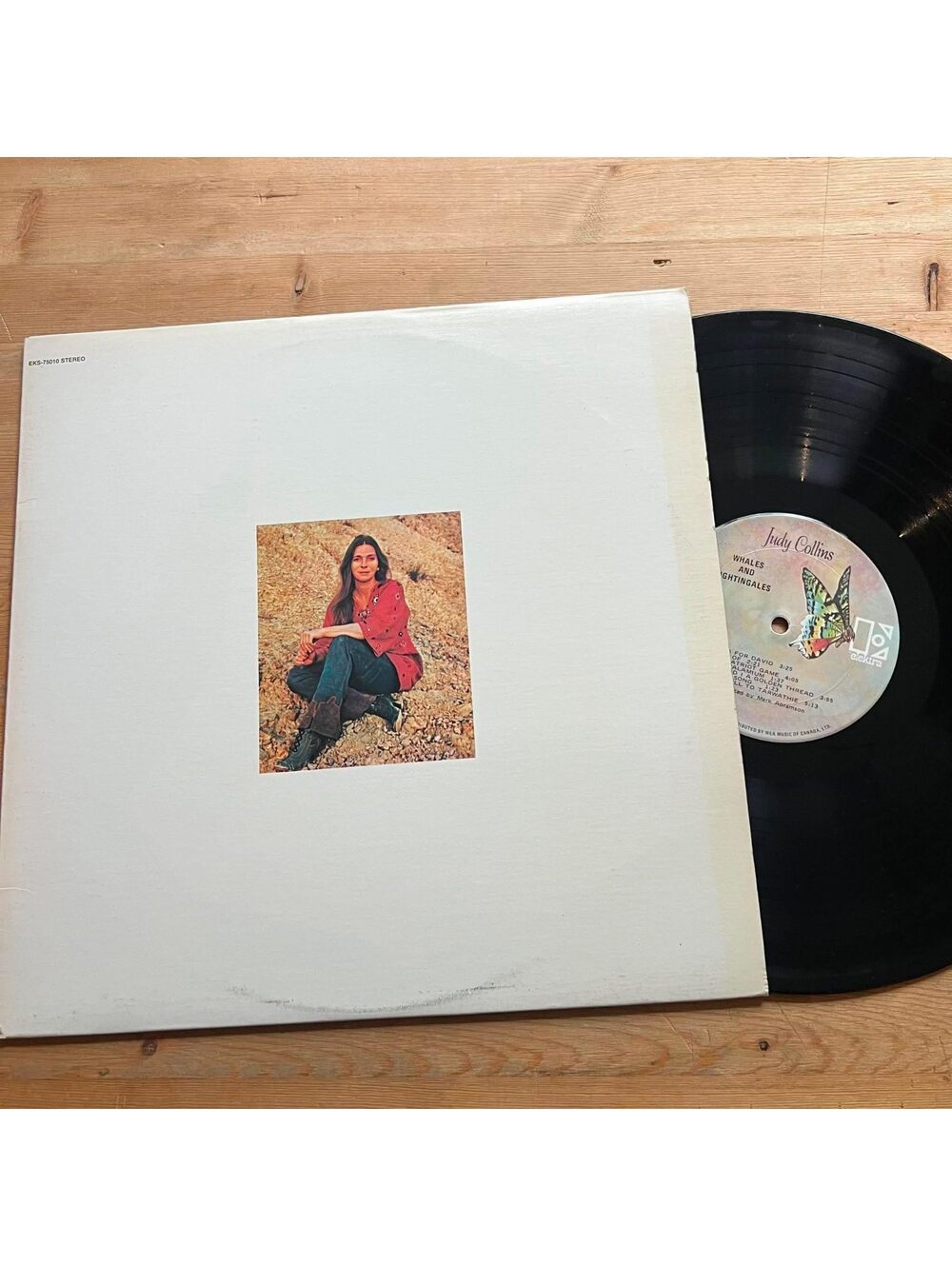 Judy Collins - Whales and Nightingales 33rpm VG+ VR22